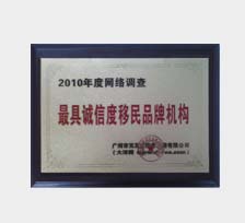 最具诚信度移民品牌机构