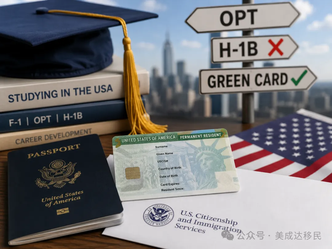 孩子毕业后如何顺利留在美国？一文讲透OPT、H-1B和绿卡路径