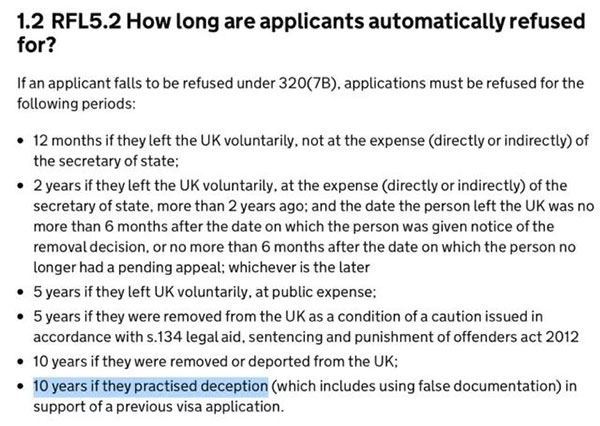 震惊！申请英国移民竟被十年拒签！原因为何？