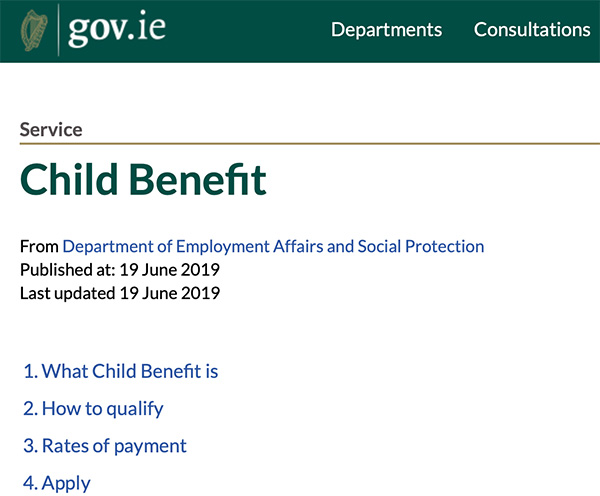 爱尔兰每年儿童保育服务和青少年福利支出高达20亿欧元